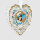 Antikes Valentine Ornament (Vorderseite)
