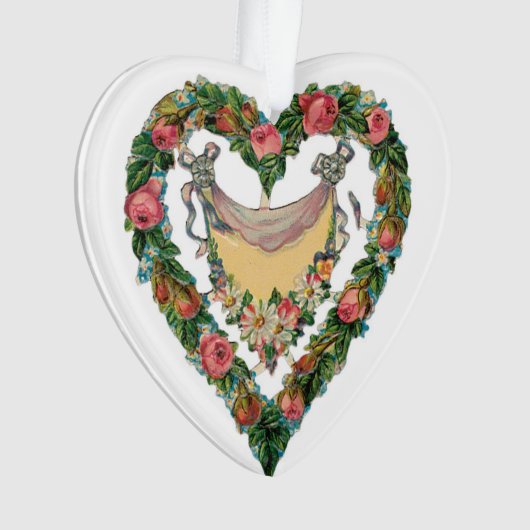 Antikes Valentine Ornament (Vorderseite)