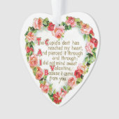 Antikes Valentine Ornament (Vorderseite)