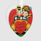 Antikes Valentine Ornament (Vorderseite)