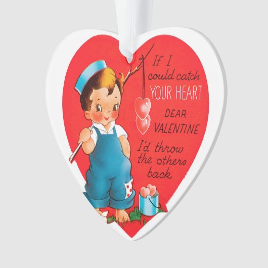 Antikes Valentine Ornament (Vorderseite)