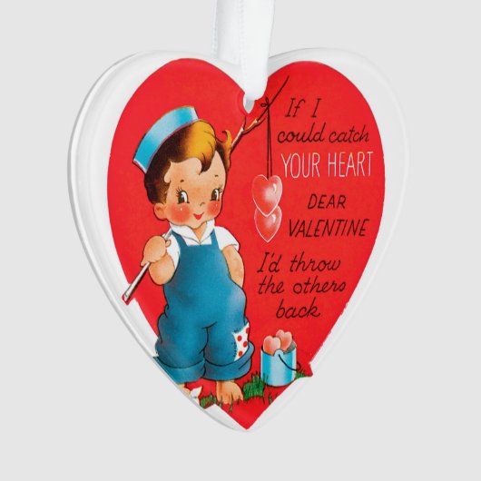 Antikes Valentine Ornament (Vorderseite)