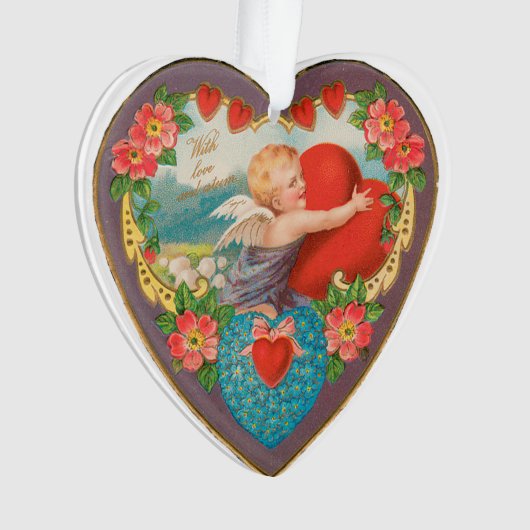 Antikes Valentine Ornament (Vorderseite)