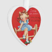 Antikes Valentine Ornament (Vorderseite)
