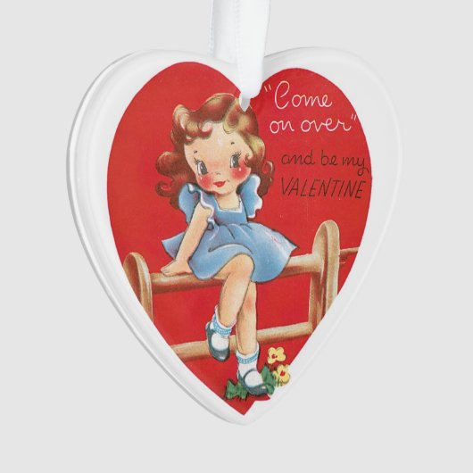 Antikes Valentine Ornament (Vorderseite)