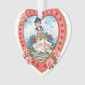 Antikes Valentine Ornament (Vorderseite)
