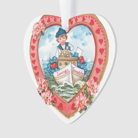 Antikes Valentine Ornament (Vorderseite)