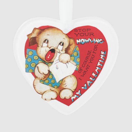 Antikes Valentine Ornament (Vorderseite)