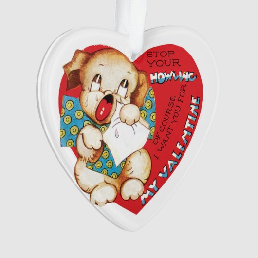 Antikes Valentine Ornament (Vorderseite)