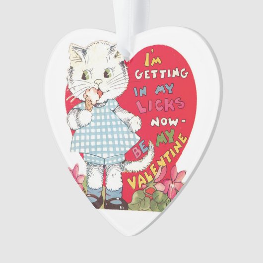 Antikes Valentine Ornament (Vorderseite)