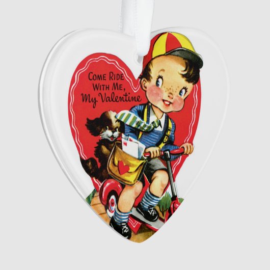 Antikes Valentine Ornament (Vorderseite)