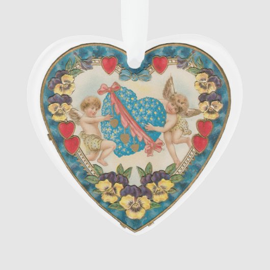 Antikes Valentinsgeschenk Ornament (Vorderseite)