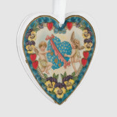 Antikes Valentinsgeschenk Ornament (Vorderseite)