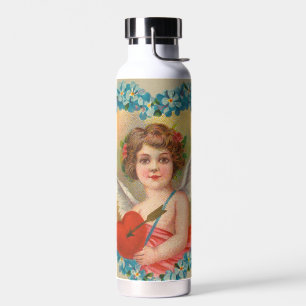 Antikes Valentinsgrußkarte, Stecher Litho Company, Trinkflasche