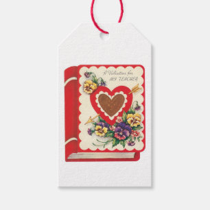 Antikes Valentinsherz Bouquet Geschenkanhänger