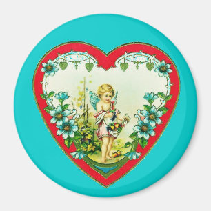 Antikes Valentinsherz Magnet