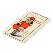 Antikes Valentinsmädchen Magnet (Linke Seite)