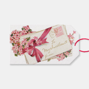 Antikes Valentinsstrauß Geschenkanhänger