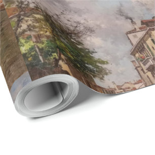 Antikes Venedig Antonio Leto Venezianischer Kanal Geschenkpapier