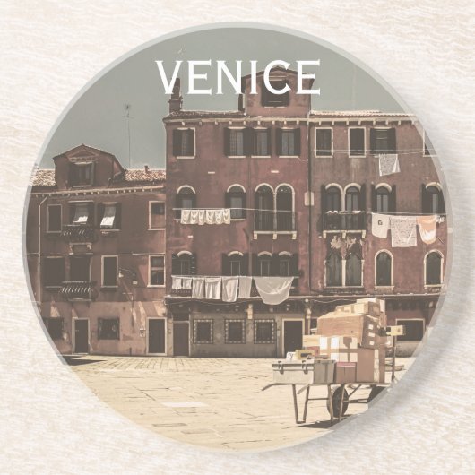 Antikes Venedig Getränkeuntersetzer (Vorne)