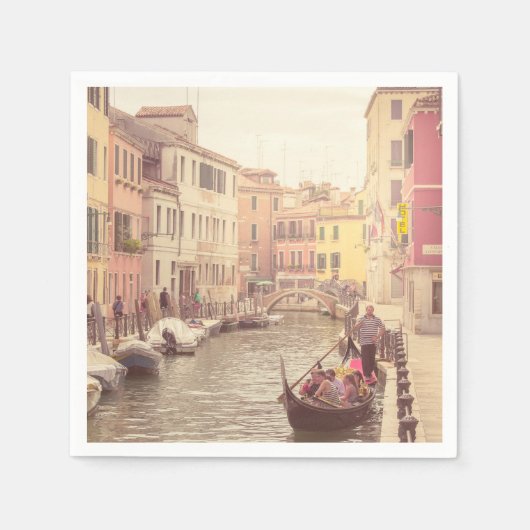 Antikes Venedig Serviette (Vorderseite)