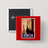 Antikes Venezia Button (Vorne & Hinten)