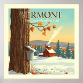 Antikes Vermont Poster (Vorne)