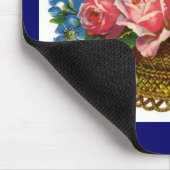 Antikes viktorianisches BlumenMousepad Mousepad (Ecke)