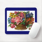 Antikes viktorianisches BlumenMousepad Mousepad (Mit Mouse)