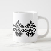 Antikes Viktorianisches Damastmuster Jumbo-Tasse (Rechts)