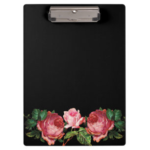 Antikes Viktorianisches Floristisches Stylist Klemmbrett