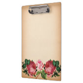 Antikes Viktorianisches Floristisches Stylist Klemmbrett (Links)