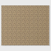 Antikes viktorianisches Halloween-Muster mit Geist Geschenkpapier (Flach)