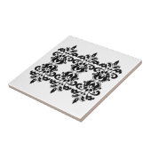 Antikes viktorianisches Lolityaldamastmuster Fliese (Seite)