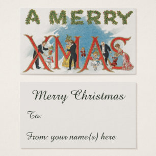 Antikes viktorianisches Weihnachten, Eine fröhlich