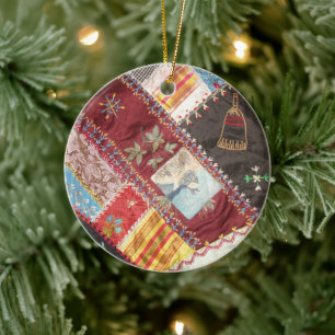 Antikes, Viktorianisches Zeitalter, verrückter Qui Keramikornament