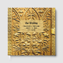 Antikes Vintage-Gold-Dekor-Bild Altes Buch Uralt