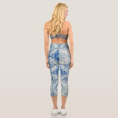 Antikes Vintages portugiesisches Fliesenmuster - A Capri Leggings (Rückseite)