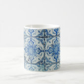 Antikes Vintages portugiesisches Fliesenmuster - A Kaffeetasse (Mittel)