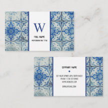 Antikes Vintages portugiesisches Fliesenmuster - A