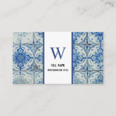 Antikes Vintages portugiesisches Fliesenmuster - A Visitenkarte (Vorderseite)