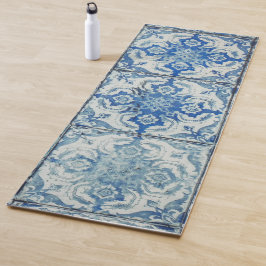 Antikes Vintages portugiesisches Fliesenmuster - A Yogamatte