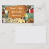 Antikes Vintages Visitenkarte (Vorne/Hinten)