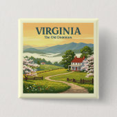 Antikes Virginia Button (Vorderseite)