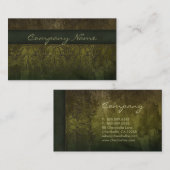 Antikes Visitenkarte (Vorne/Hinten)