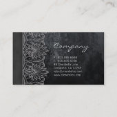 Antikes Visitenkarte (Rückseite)