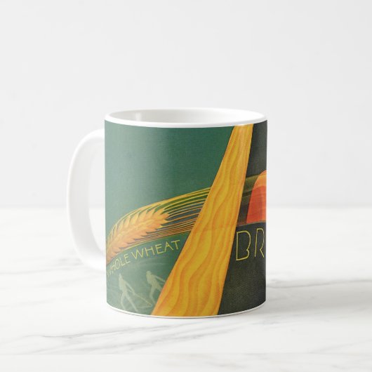 Antikes Vollkornbrot Kaffeetasse (Vorderseite Links)