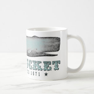 Antikes Wal Nantucket MA Inc 1671 Kaffeetasse