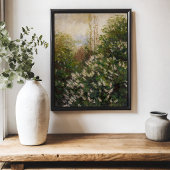 Antikes Wald-Wildblumen-Poster Poster