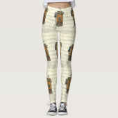 antikes Wandtelefon Leggings (Vorderseite)